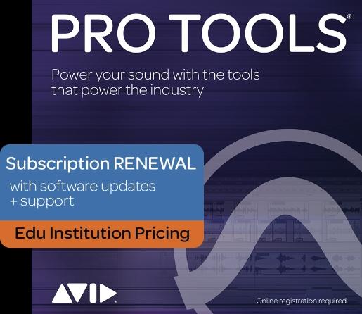 Pro Tools – 1-Year Subscription Renewal