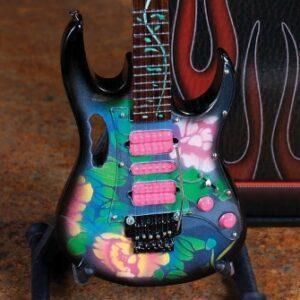 Steve Vai Signature Lotus Flower Jem Miniature Guitar Replica Collectible