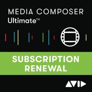 Media Composer: Ultimate 1-Year Subscription Renewal Download Code Only