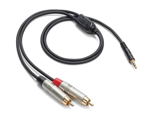 Tourtek Pro – 1/8″ TRS (Stereo) to Dual RCA (Metal) Cable - Image 2