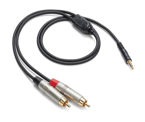 Tourtek Pro – 1/8″ TRS (Stereo) to Dual RCA (Metal) Cable - Image 2