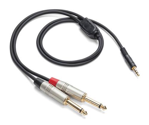 Tourtek Pro – 1/8″ TRS (Stereo) to Dual 1/4″ TS (Metal) Cable - Image 2