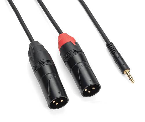 Tourtek Pro – 1/8″ TRS (Stereo) to Dual XLR (Male) Cable - Image 3