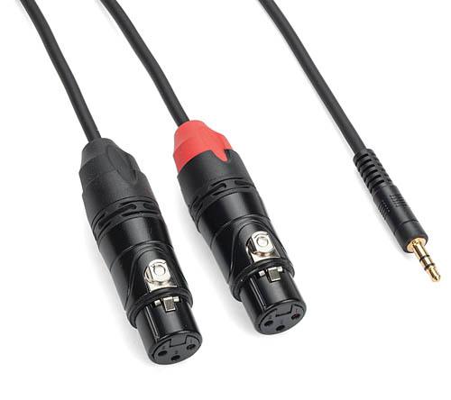 Tourtek Pro – 1/8″ TRS (Stereo) to Dual XLR (Female) Cable - Image 3
