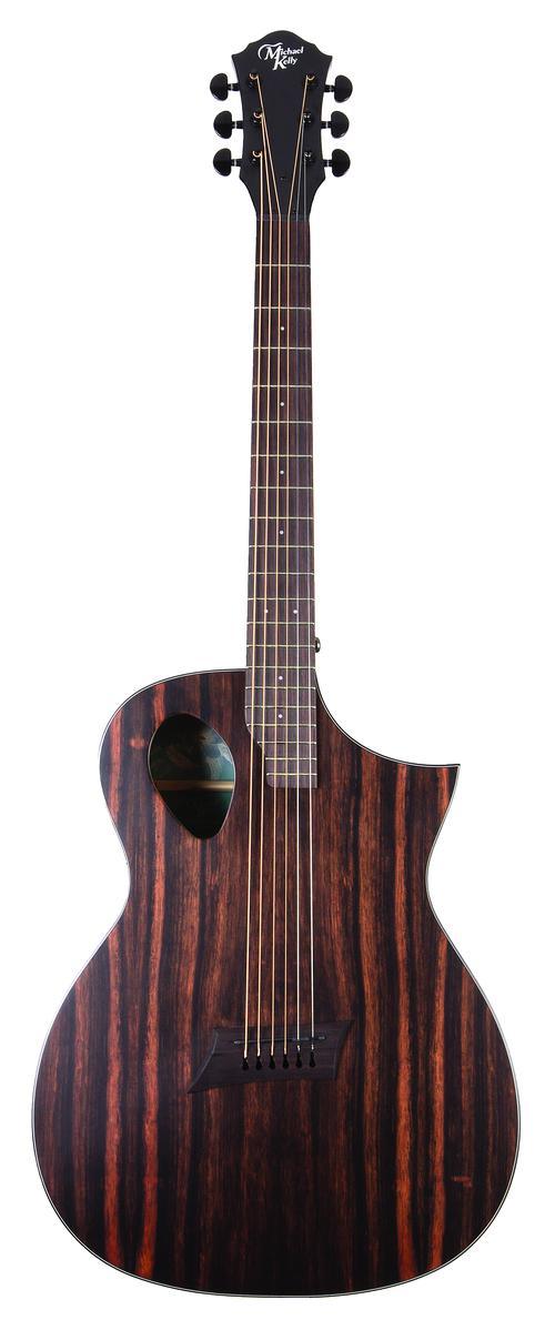 Forte Exotic JE Java Ebony Acoustic Guitar - Image 2