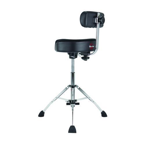 Gibraltar 9808HMTB Tall Hydraulic 16-inch Cordura Saddle Stool with Backrest and Footrest - Image 4