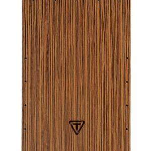 Zebrano Cajon Replacement Front Plate