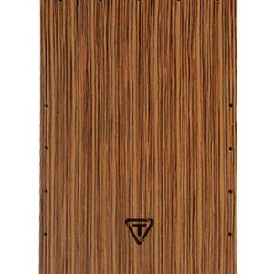 Zebrano Cajon Replacement Front Plate
