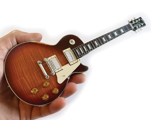 Billy F Gibbons Aged “Pearly Gates” Gibson Les Paul Mini Guitar Model - Image 2