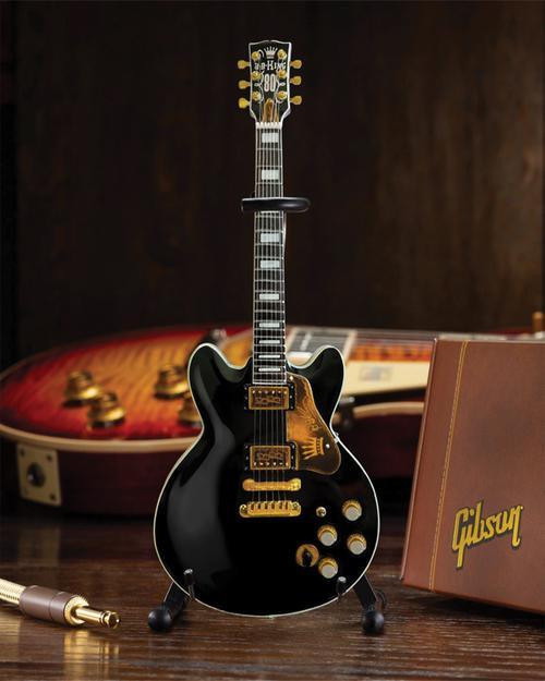 Gibson BB King ES-345 80th Birthday Lucille Mini Guitar Model - Image 3