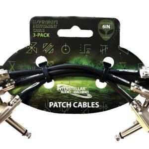 Hyperdrive Premium Instrument Patch Cables – 6 inches (3-Pack)
