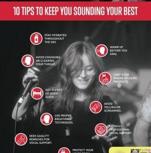 School Of Rock Vocal Wellness Poster