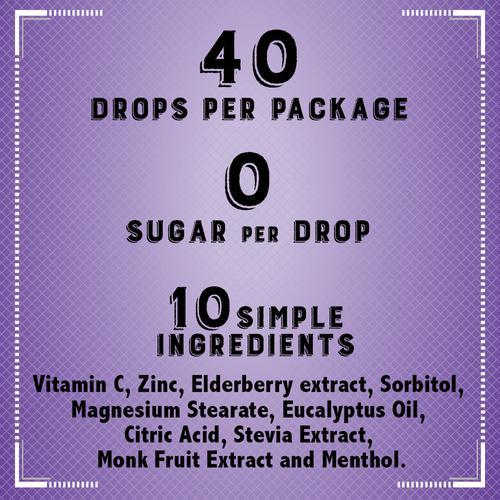 Vocal Eze Elderberry Mint Throat Drops (40 Pieces) - Image 5