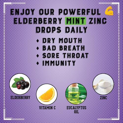 Vocal Eze Elderberry Mint Throat Drops (40 Pieces) - Image 6
