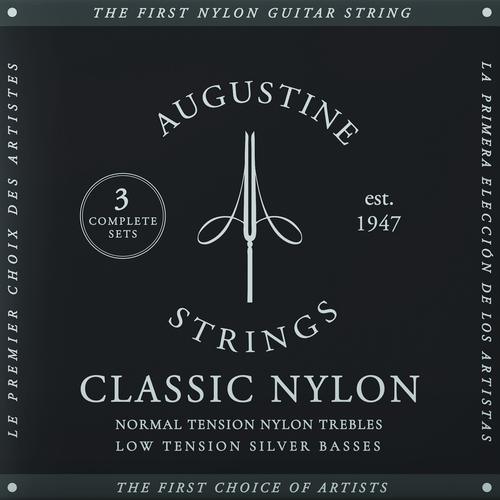 Classic Black 3-Pack Low Tension Nylon Guitar Strings - Image 2