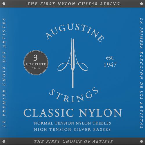 Classic Blue 3-Pack High Tension Nylon Guitar Strings - Image 2
