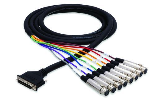 Balanced Snake, XLR3F to DB25, 3 m - Image 2