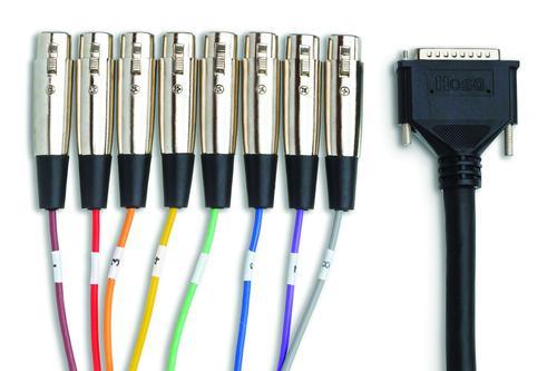 Balanced Snake, XLR3F to DB25, 3 m - Image 3