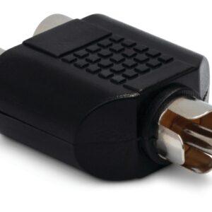Adapter, Dual RCA to RCA