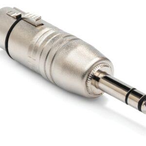 Adapter, XLR3F to 1/4 in. TRS