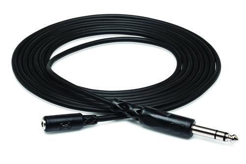 Headphone Adapter Cable, 3.5 mm TRS to 1/4 in. TRS, 10 ft. - Image 2