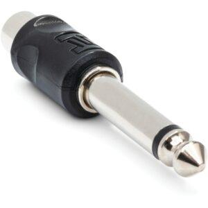 Adapters, RCA to 1/4 in. TS, 2 Pc