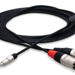 Pro Stereo Breakout, REAN 3.5 mm TRS to Dual XLR3M, 6 ft.