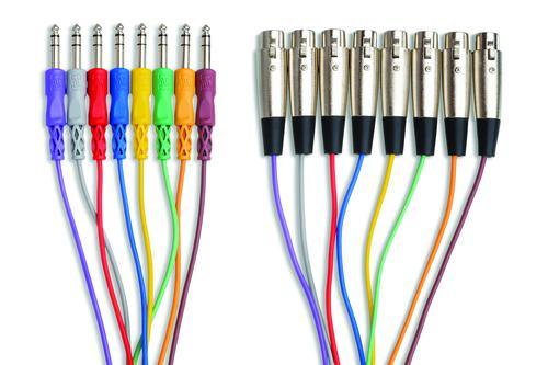Balanced Snake, XLR3F to 1/4 in. TRS, 3 m - Image 3
