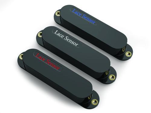 Lace Sensor *Ultimate Triple* Blue/Silver/Red S/S/S – Black Covers - Image 2
