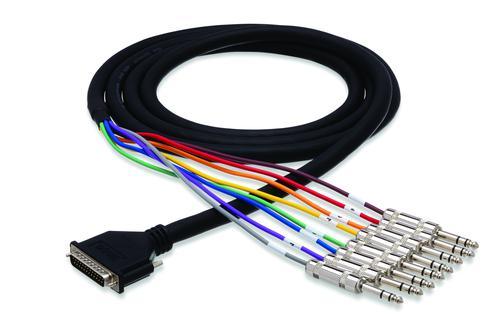 Balanced Snake, DB25 to 1/4 in. TRS, 5 m - Image 2