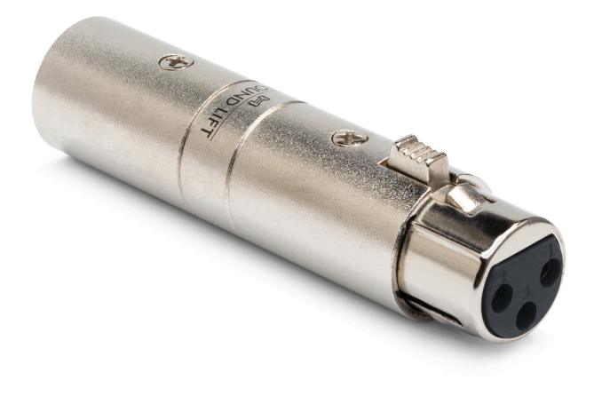 Ground Lifter, XLR3F to XLR3M