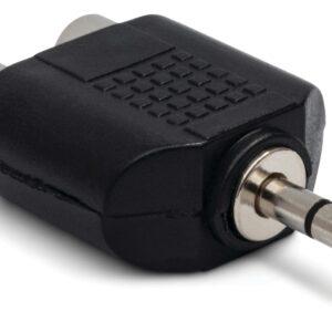 Adapter, Dual RCA to 3.5 mm TRS