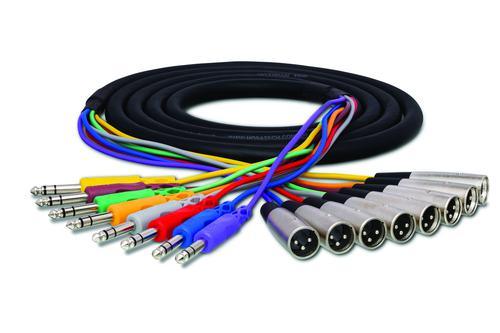 Balanced Snake, 1/4 in. TRS to XLR3M, 2 m - Image 2