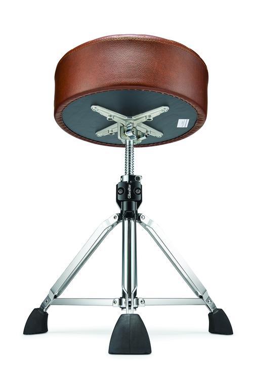 Gibraltar 9808 15″ Stitched Round Throne, Chestnut - Image 3