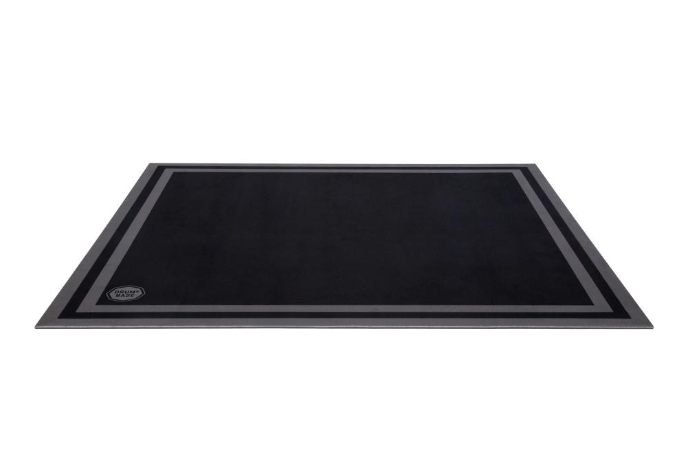 DRUMnBASE Sound Stage Persian Style Drum Rug 5'' X 4.25'' Stage Black - Image 2