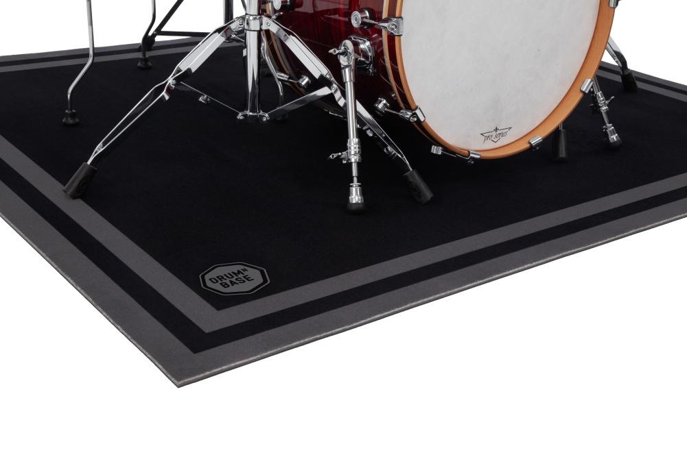 DRUMnBASE Sound Stage Persian Style Drum Rug 5'' X 4.25'' Stage Black - Image 5