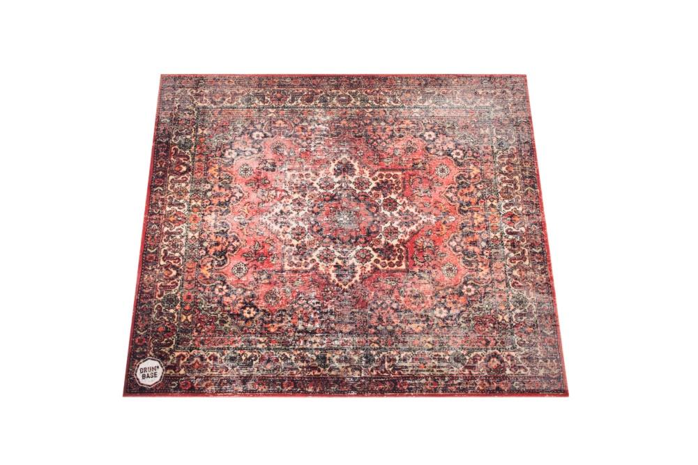 DRUMnBASE Sound Stage Persian Style Drum Rug 5'' X 4.25'' Orginal Red - Image 2