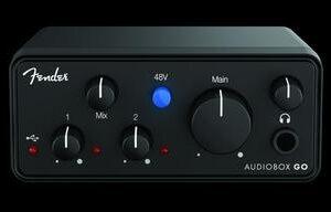 Fender Audiobox Go Ultra-compact, 2x2, 24-bit / 96 Khz, Usb-c Recording Audio Interface