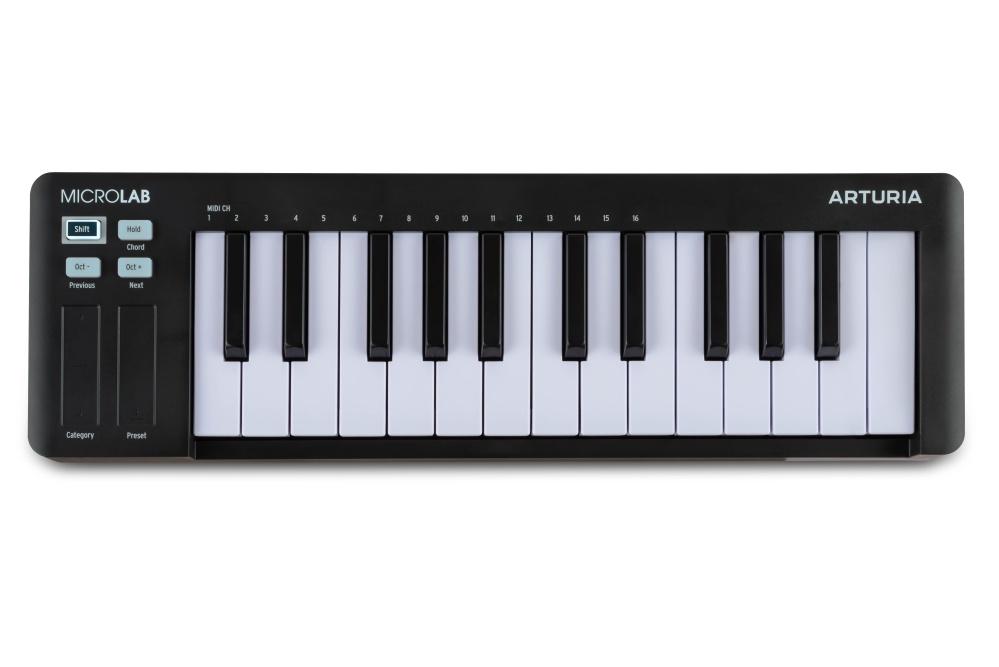 Arturia Microlab Mk3 25-Key USB MIDI Controller – Black - Image 4