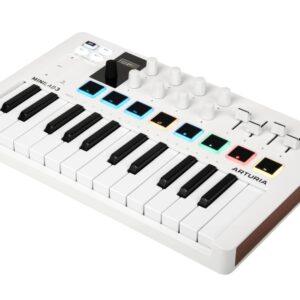 Arturia MiniLab 3 25-Key USB MIDI Controller – White