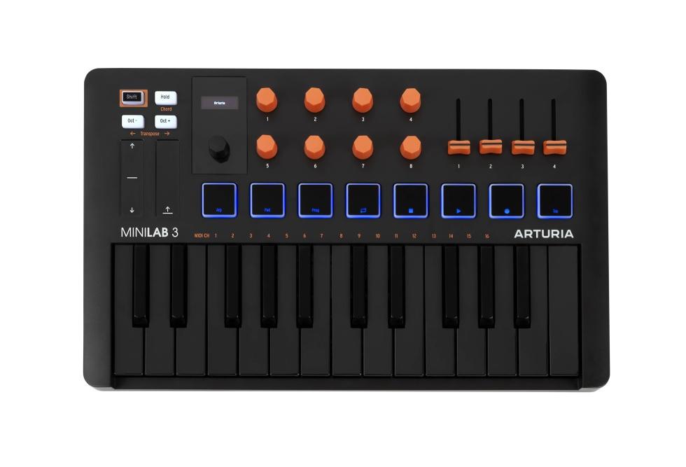 Arturia MiniLab 3 25-Key USB MIDI Controller – Orange Limited Edition - Image 4