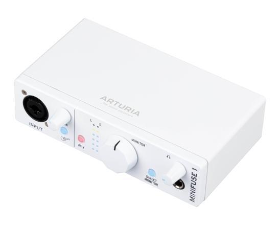 Arturia MiniFuse 1 USB Audio Interface – White