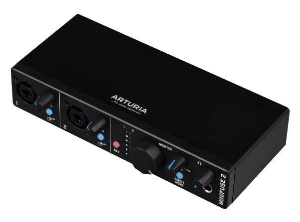 Arturia MiniFuse 2 USB Audio Interface – Black