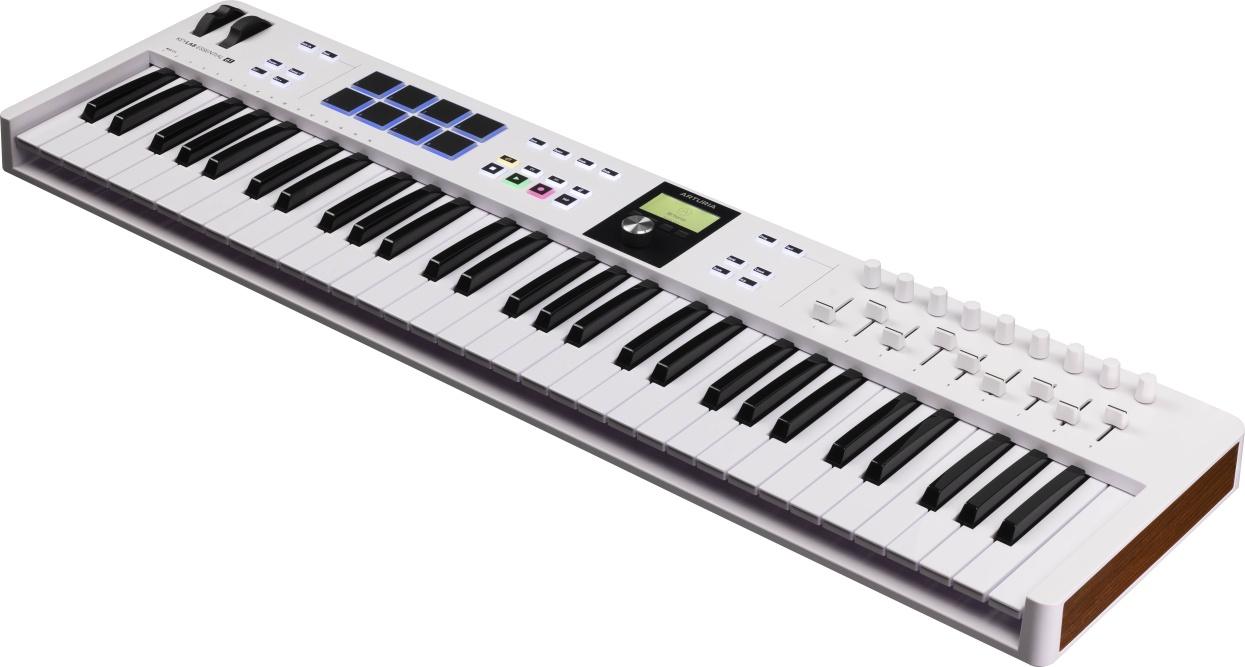 Arturia Keylab Essential Mk3 61-key Midi Controller - White - Image 3