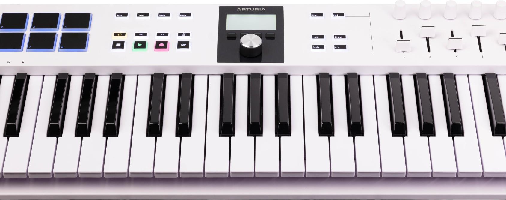 Arturia Keylab Essential Mk3 61-key Midi Controller - White - Image 6