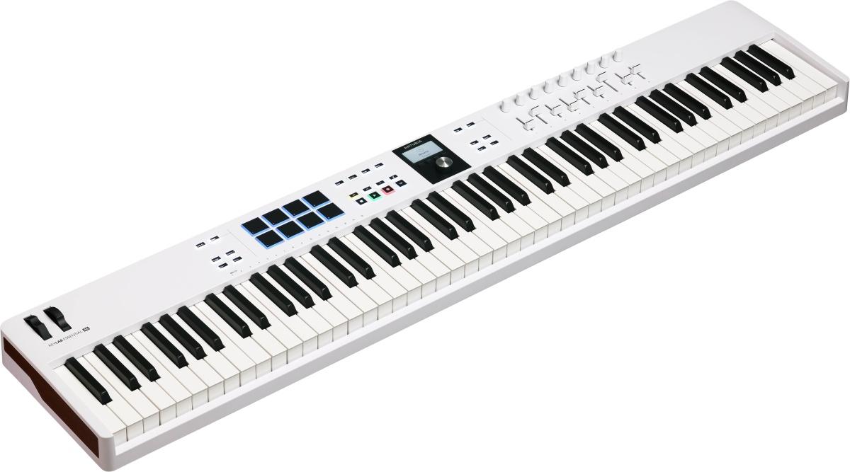 Arturia Keylab Essential Mk3 88-key Midi Controller - White - Image 2