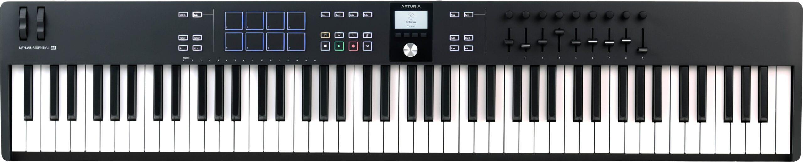Arturia KeyLab Essential Mk3 88-Key MIDI Controller – Black - Image 4