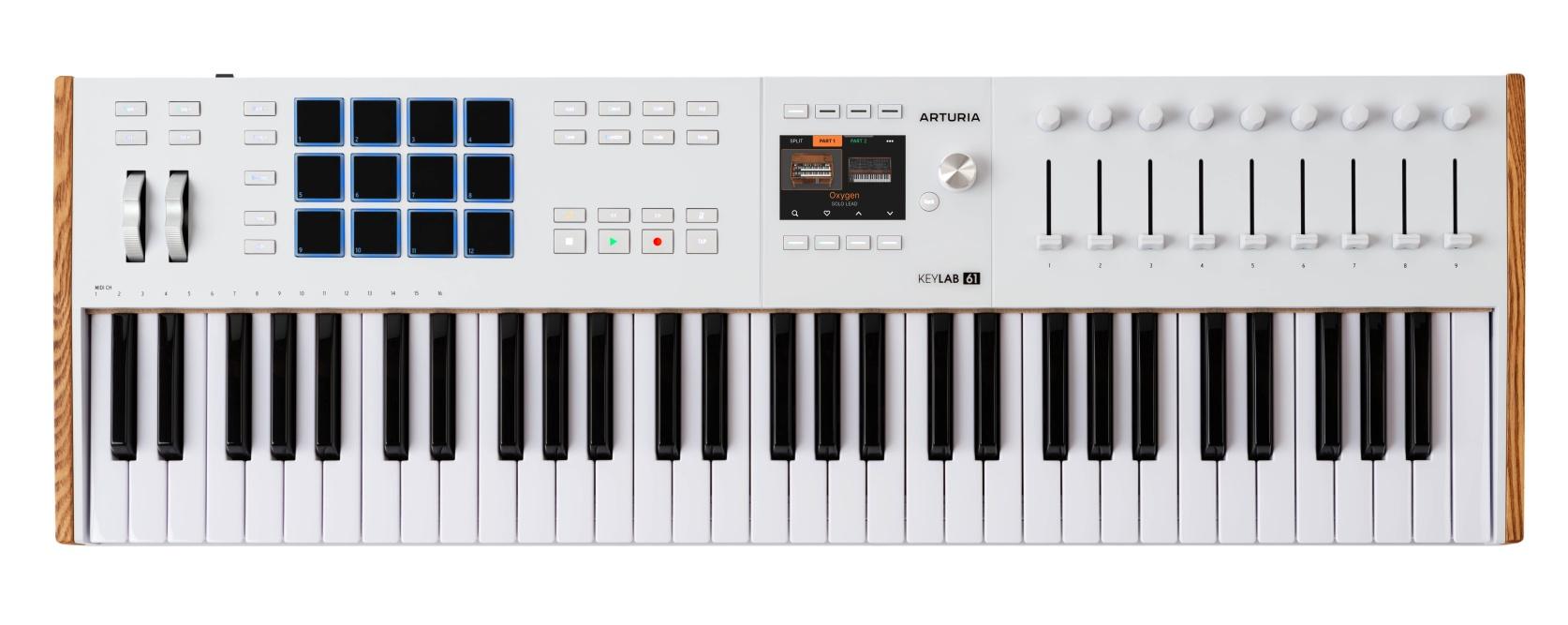 Arturia Keylab Mk3 61-key Midi Controller - White - Image 4