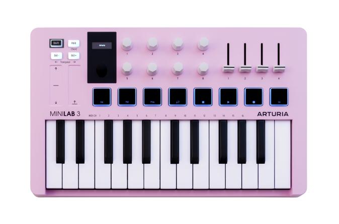 Arturia Minilab 3 25 Slim-key Controller - Rose Quartz