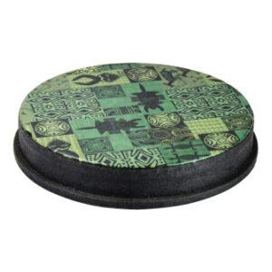 Drumhead, M2 Type, Skyndeep, Green Kinte Graphic, 14“ Diameter, 2.5” Collar